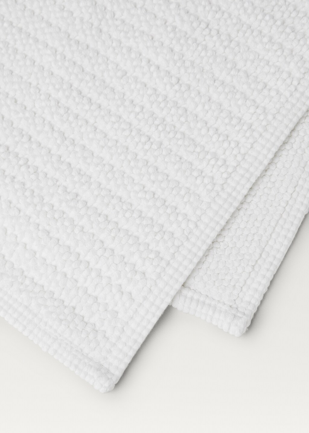 Reversible bath mat - White