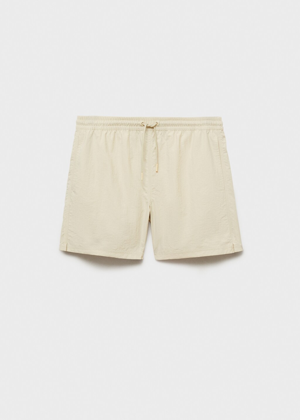 Basic drawstring swimsuit - Khaki