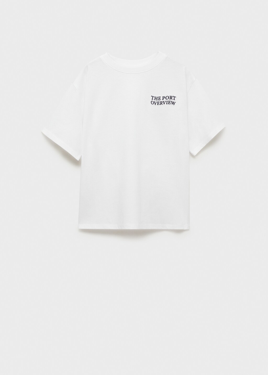 Printed cotton-blend t-shirt - Off White