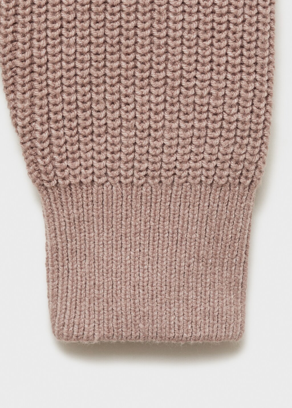 Cotton knitted polo shirt - Lavender