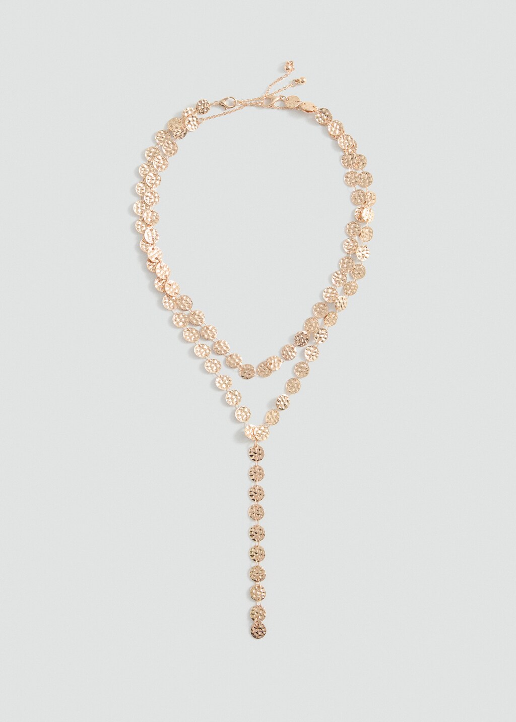 Coin charm necklace - Gold