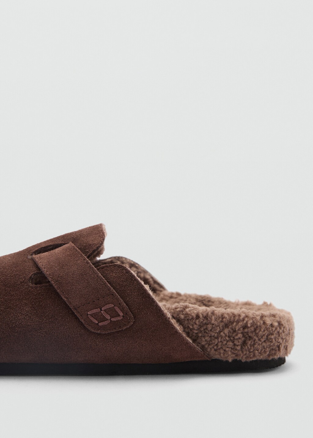 Buckle house slipper - Brown