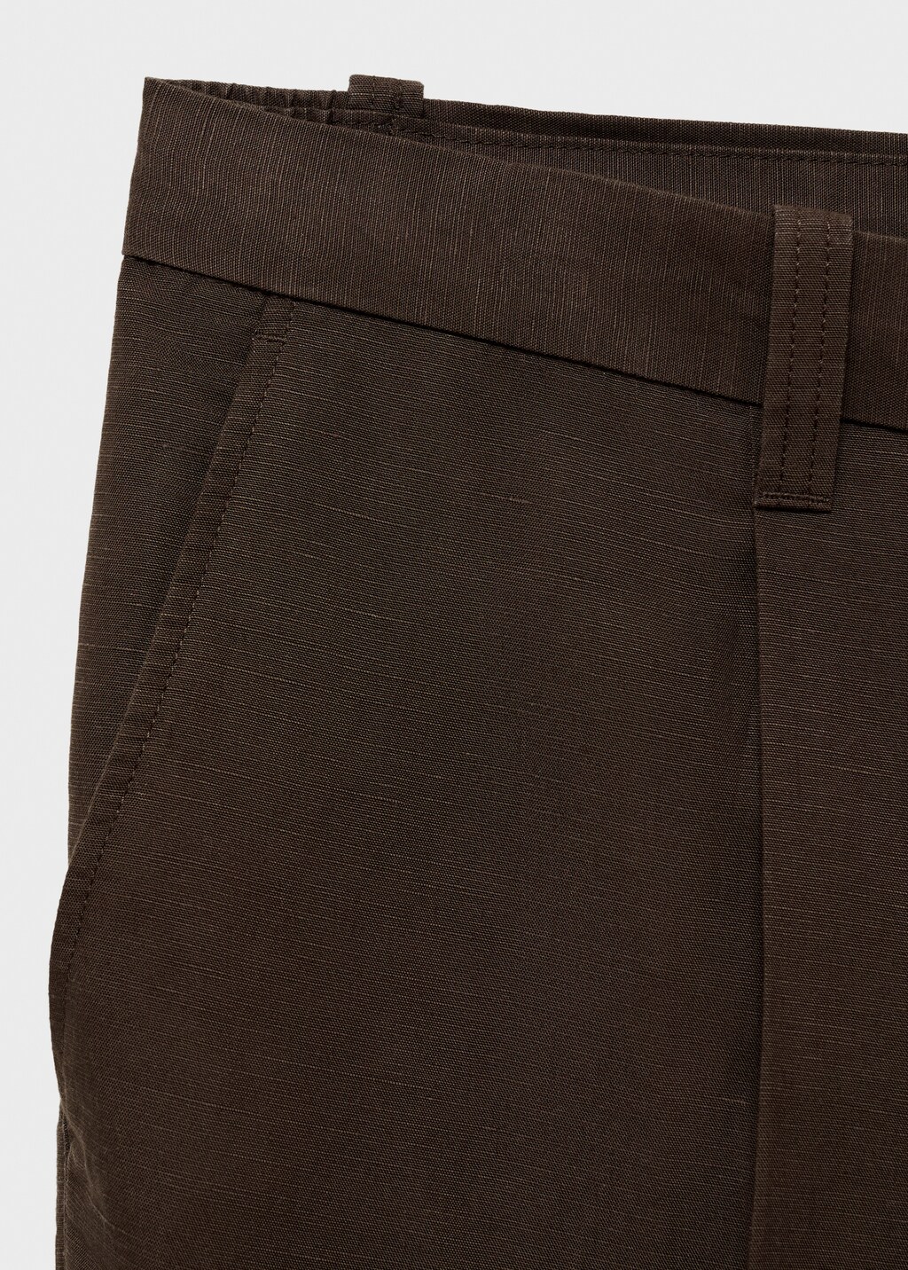 Regular-fit linen trousers - Dark Navy