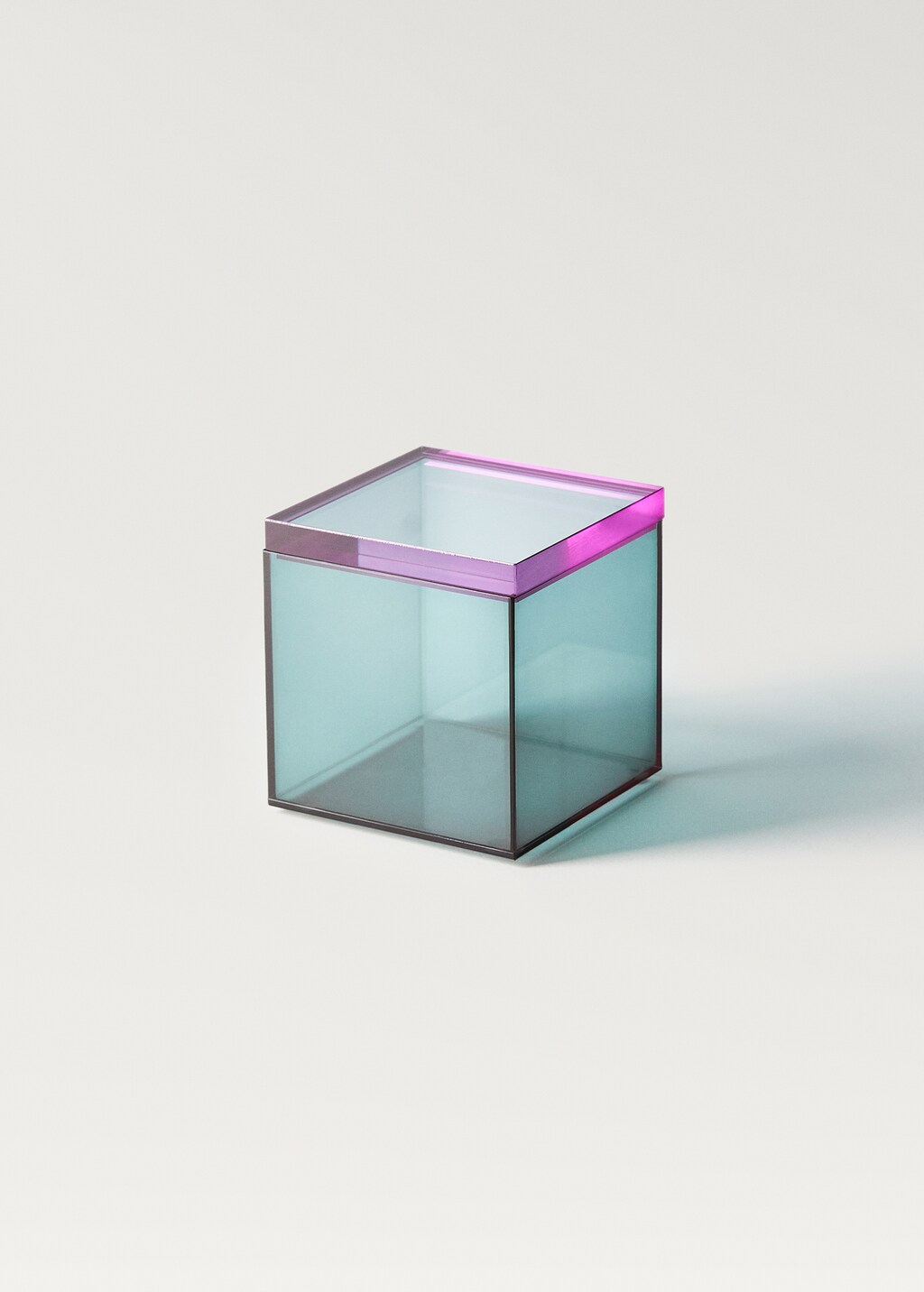 Small two-color acrylic box - Orange