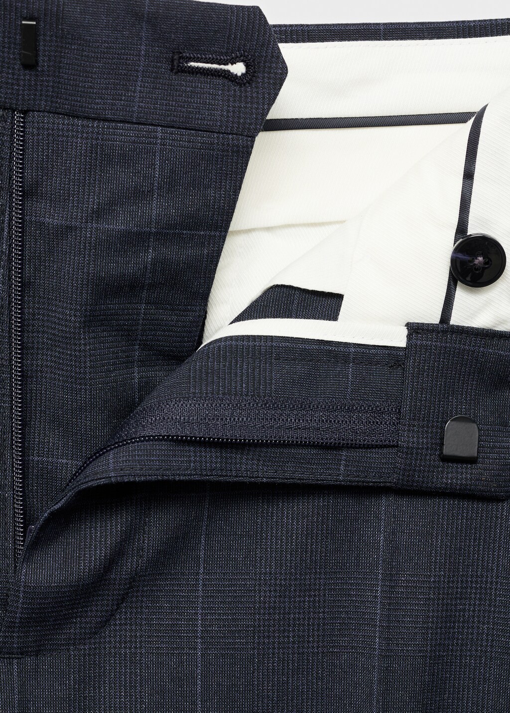 Stretch fabric super slim-fit suit trousers - Sky Blue