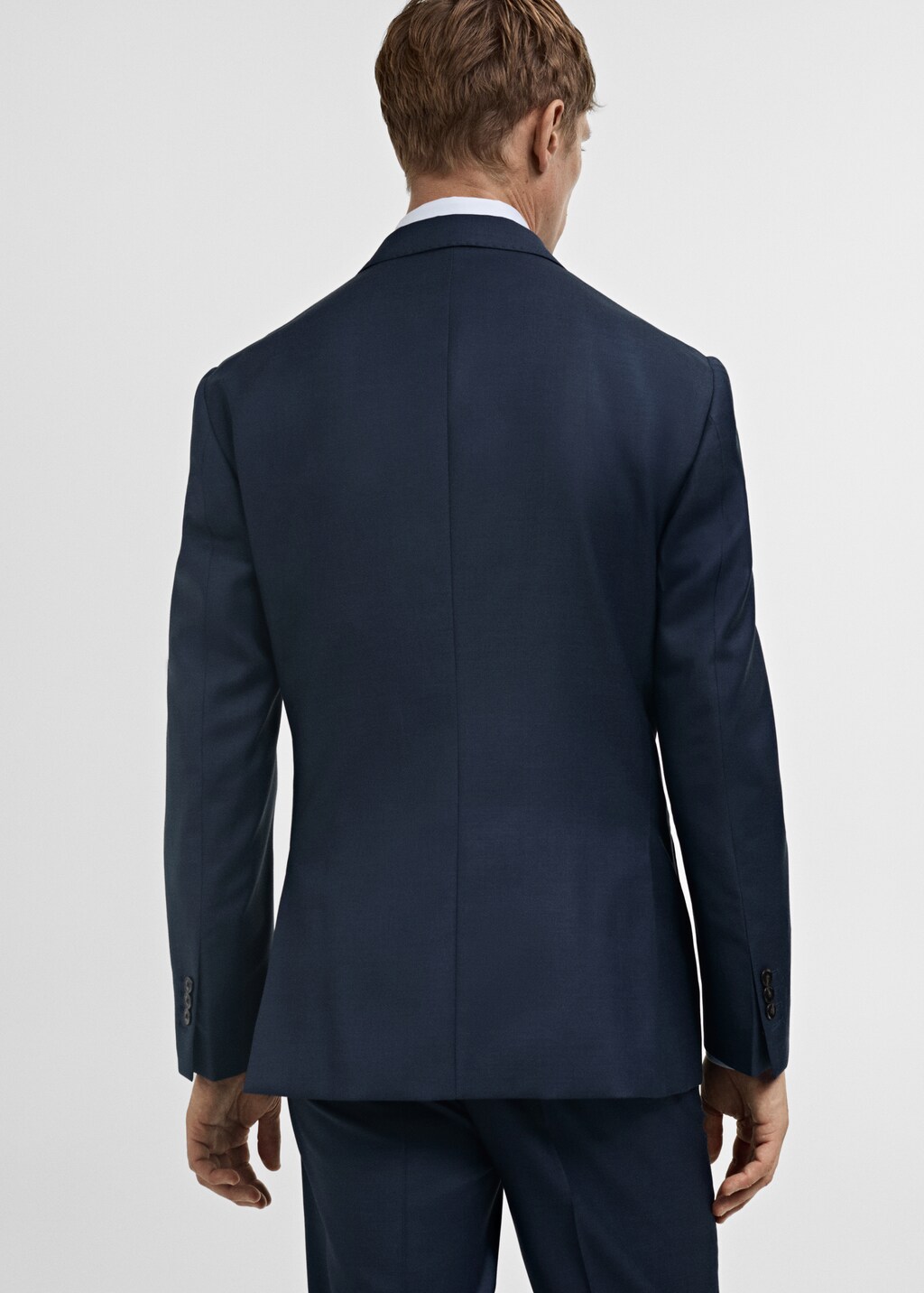 Venice 100% virgin wool suit jacket - Dark Navy