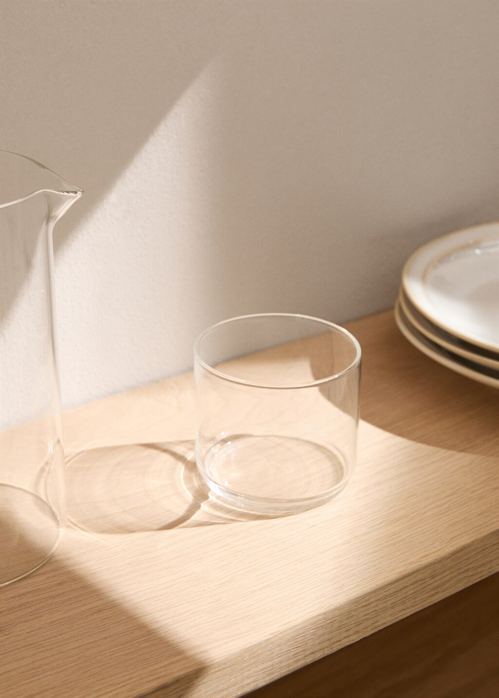 Borosilicate basic tumbler - Ice Grey