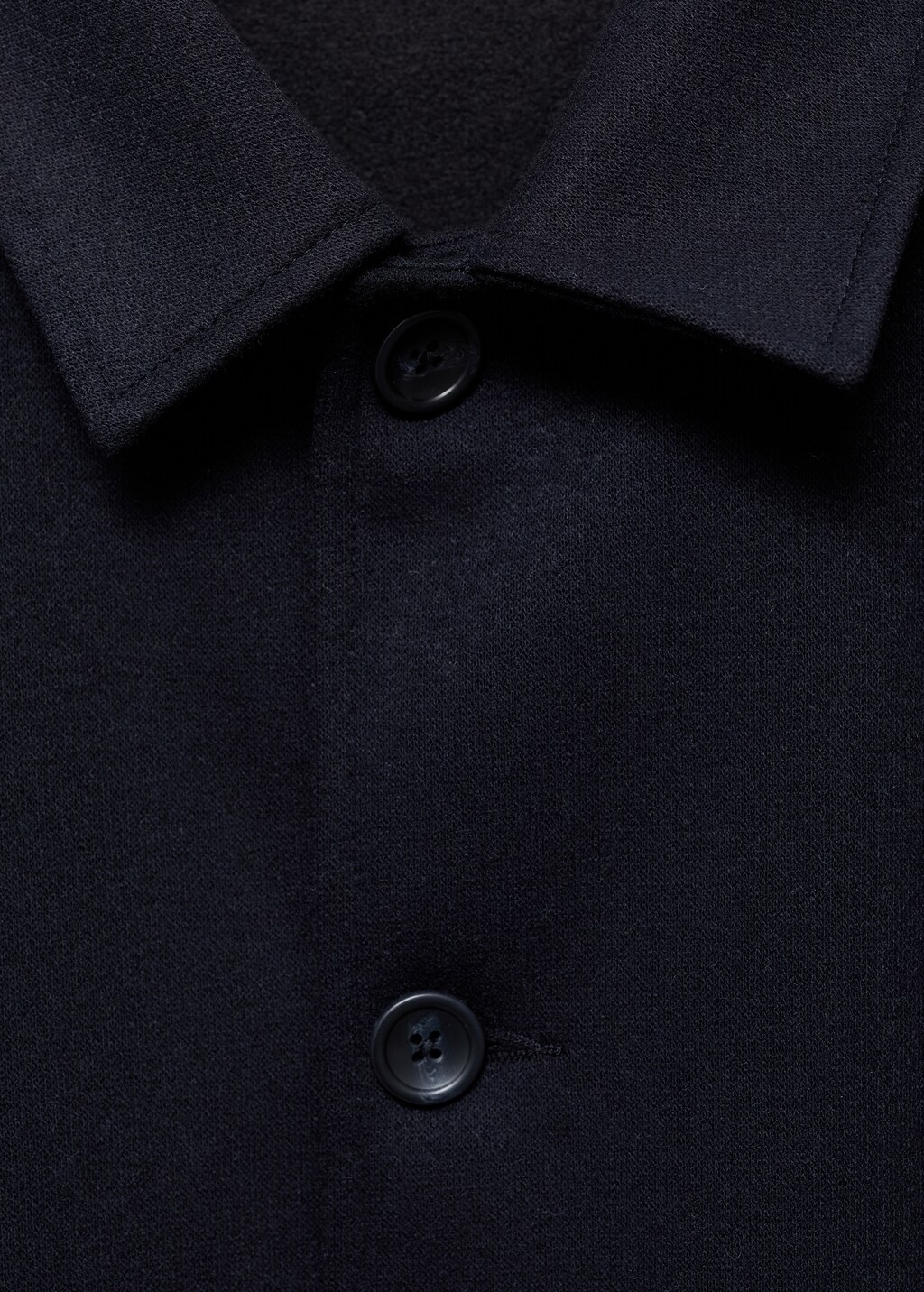 Regular-fit overshirt with pocket - Dark Navy