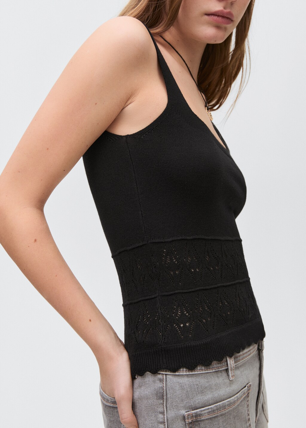 Essential cotton top - Black