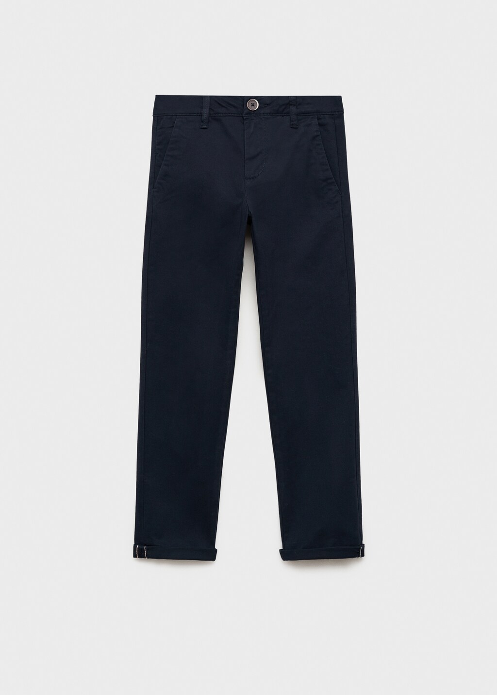 Cotton chinos - Ice Grey