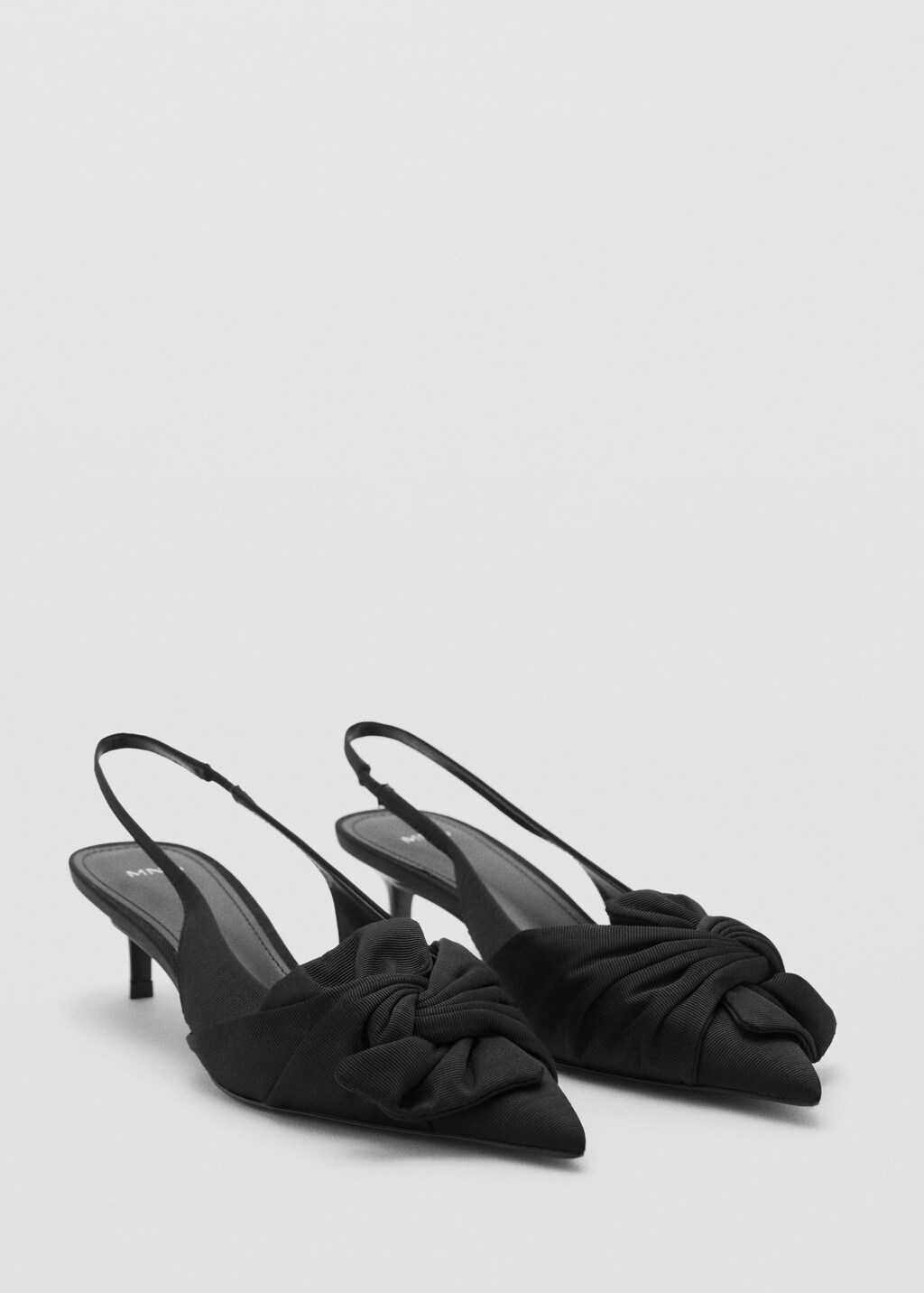 Knot heel shoes - Black