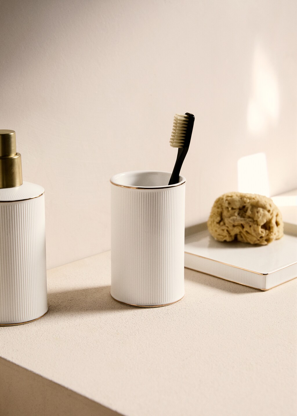 Brush holder ritz - Off White