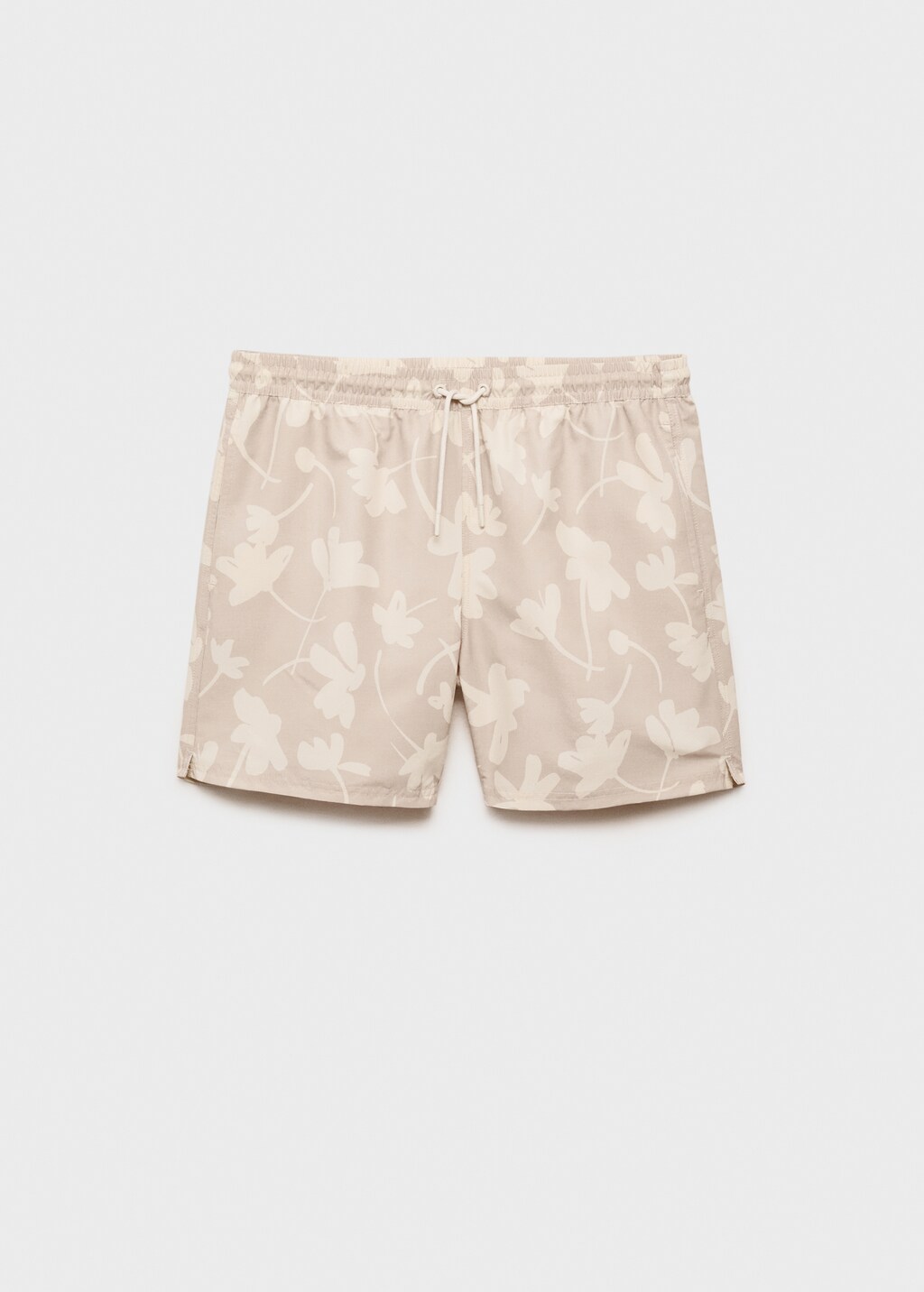 Floral print swimsuit - Sand