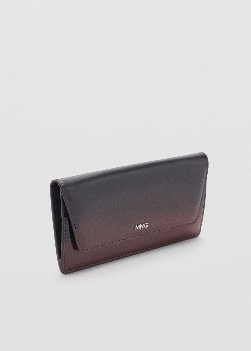 Gradient effect wallet - Burgundy