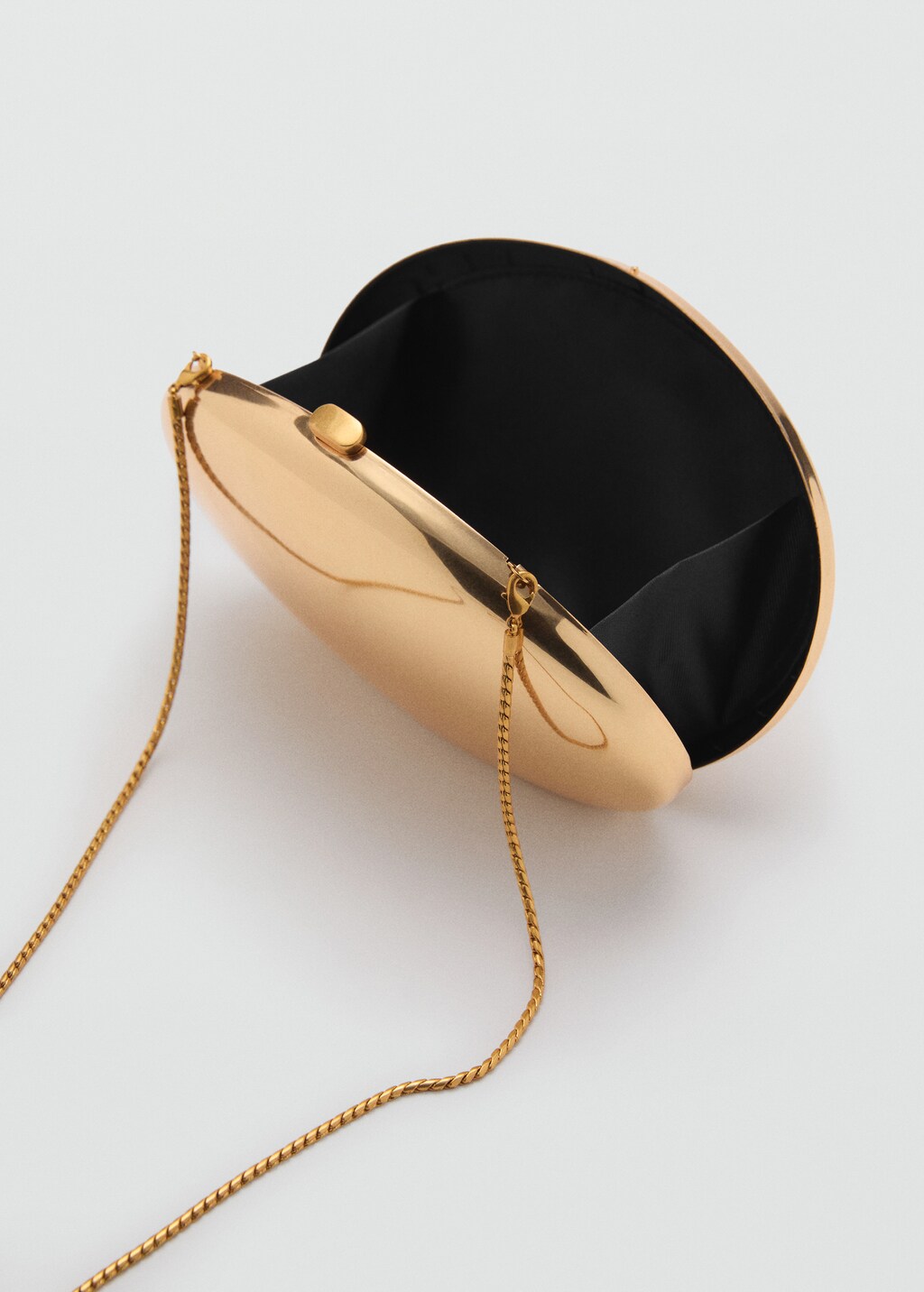 Metallic clutch handbag - Gold