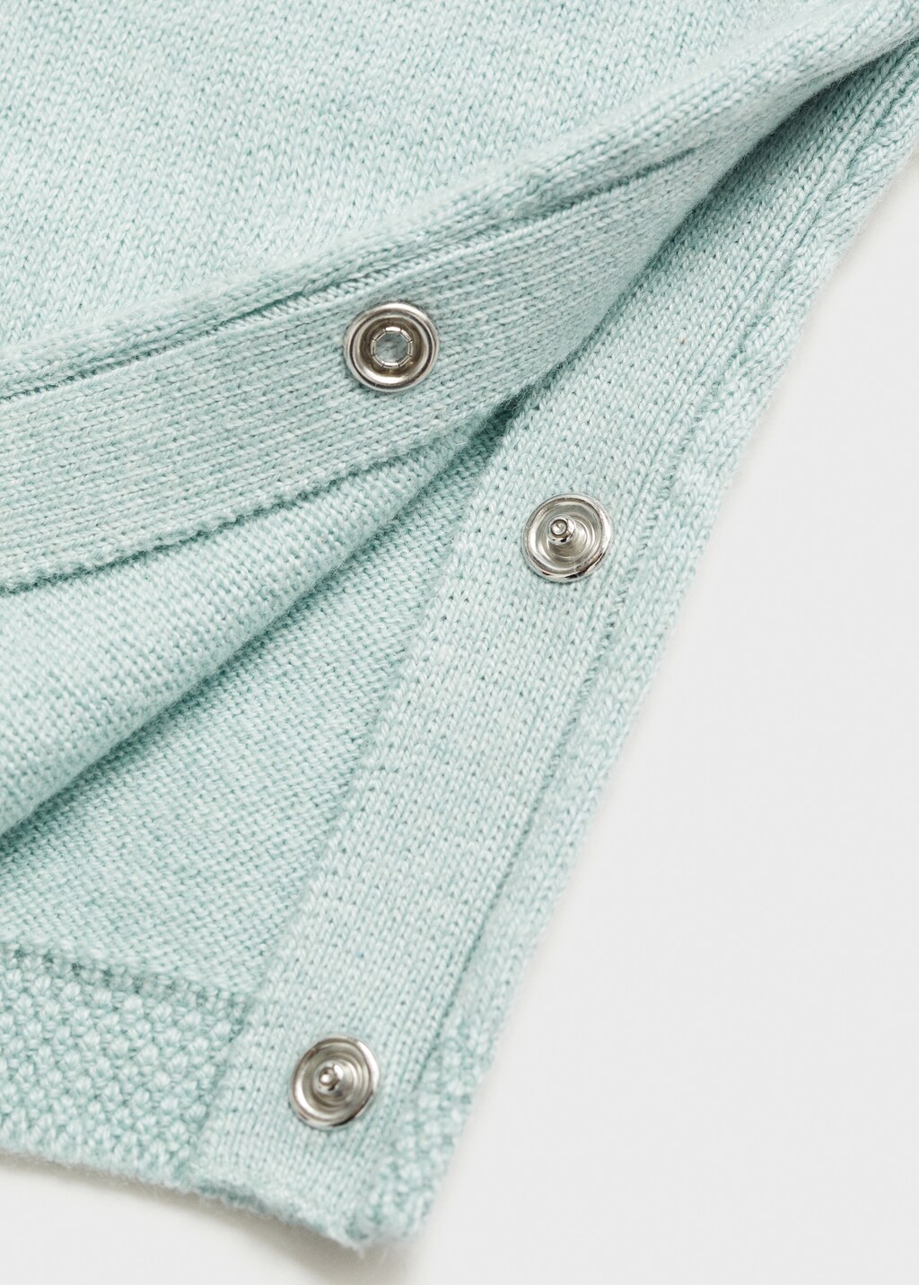 Knitted dungarees - Aqua Green