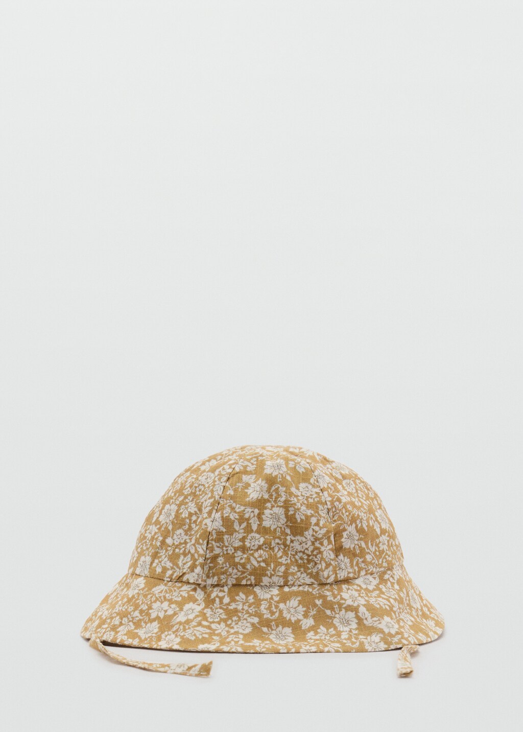 Cotton flowers hat - Mustard