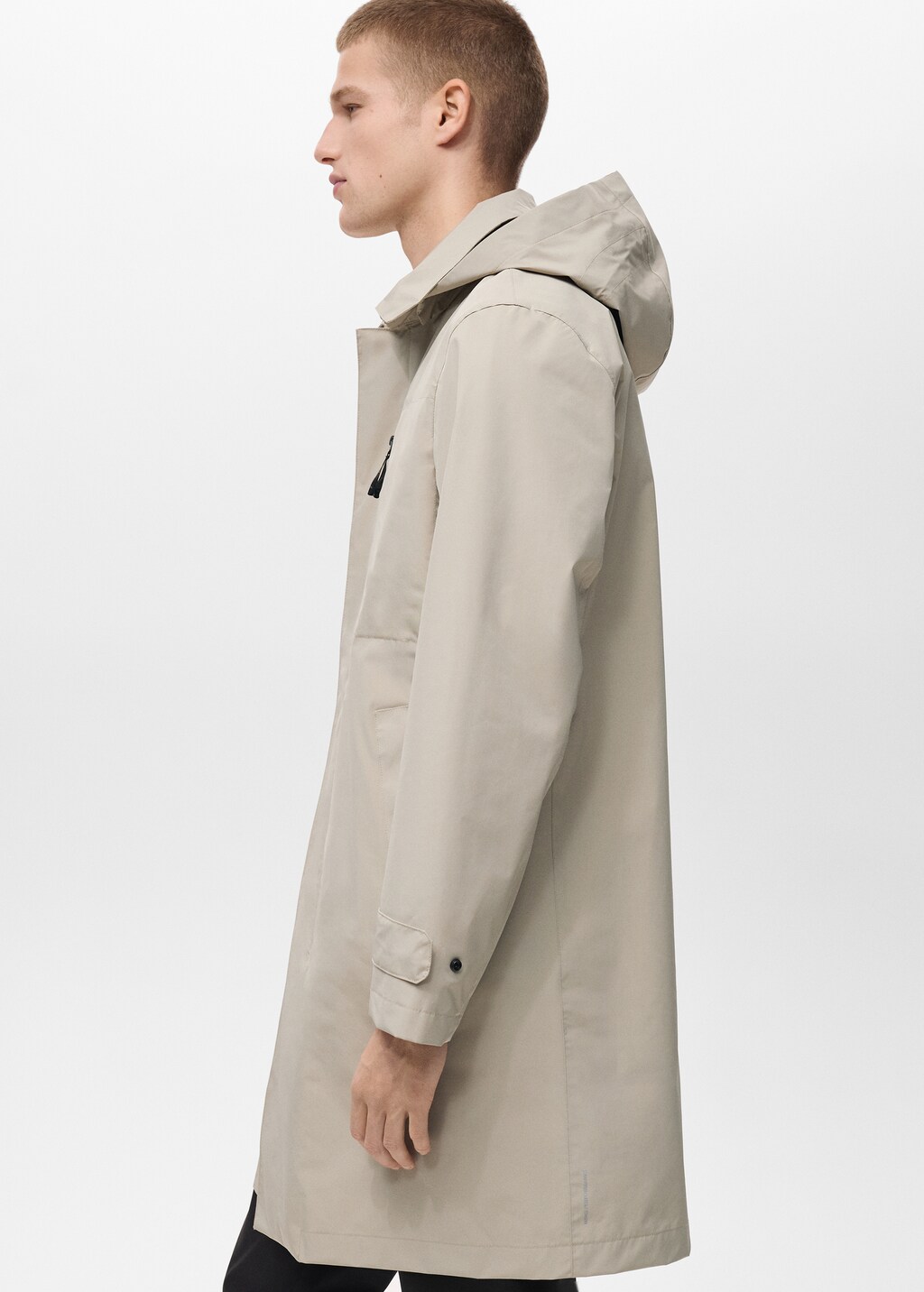 COOLMAX® technology waterproof parka - Sand