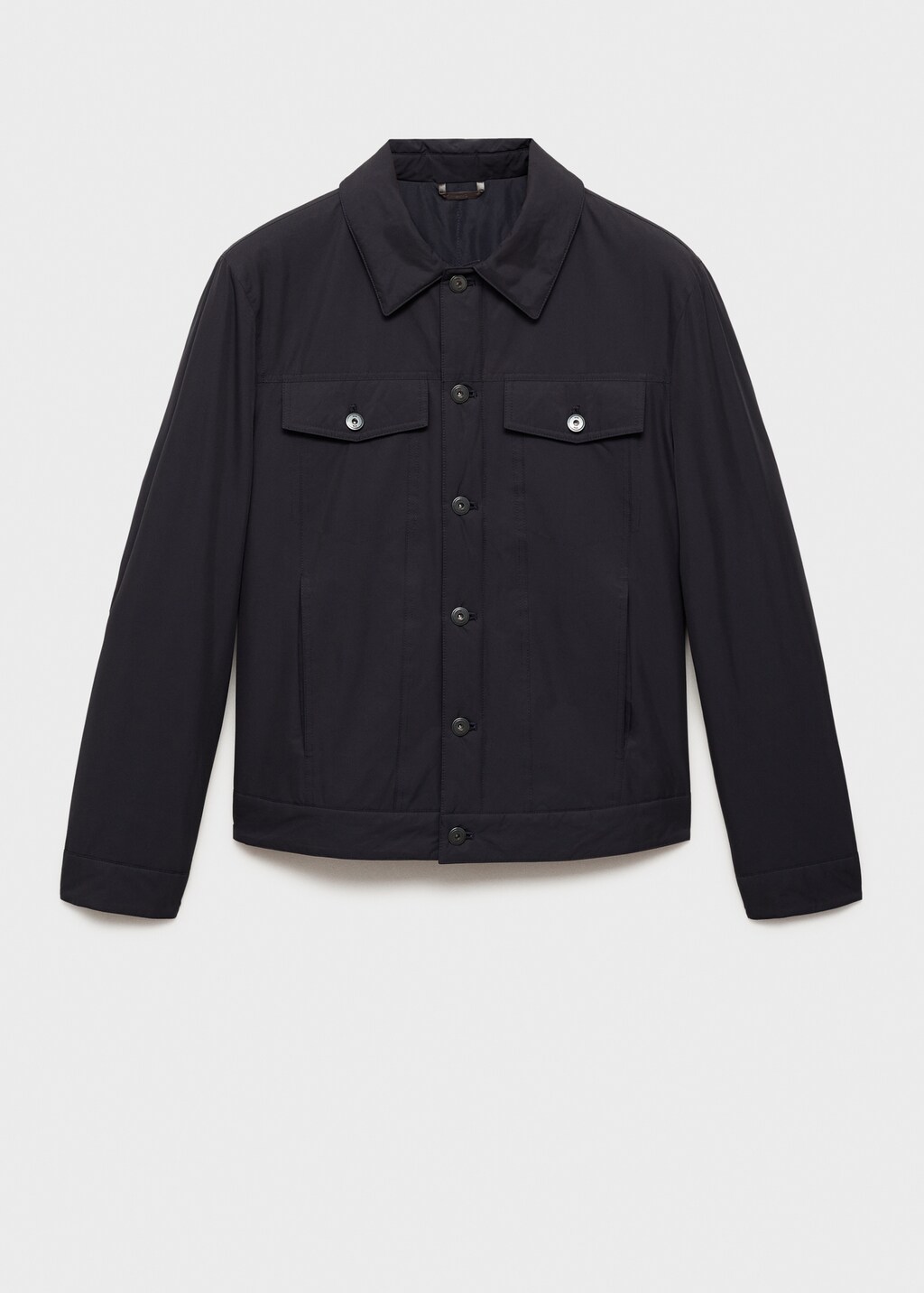 Water-repellent quilted jacket - Dark Navy