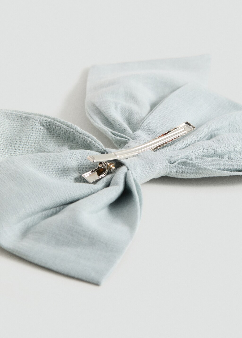 Bow hairclip - Aqua Green