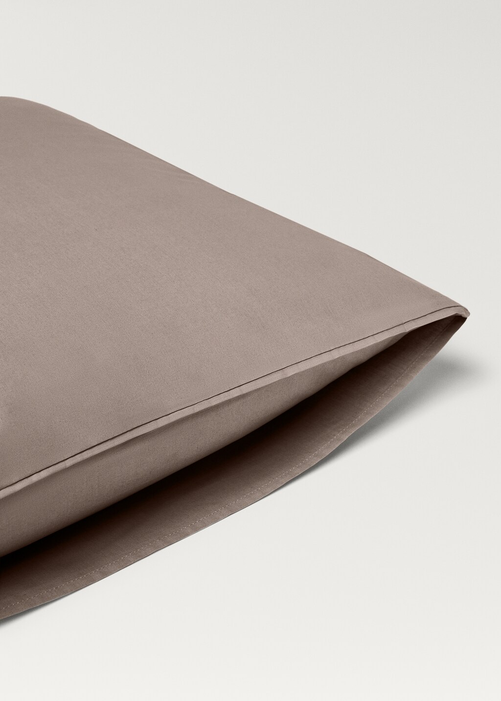 300-thread percale cotton pillowcase  60x60cm - Light/Pastel Grey