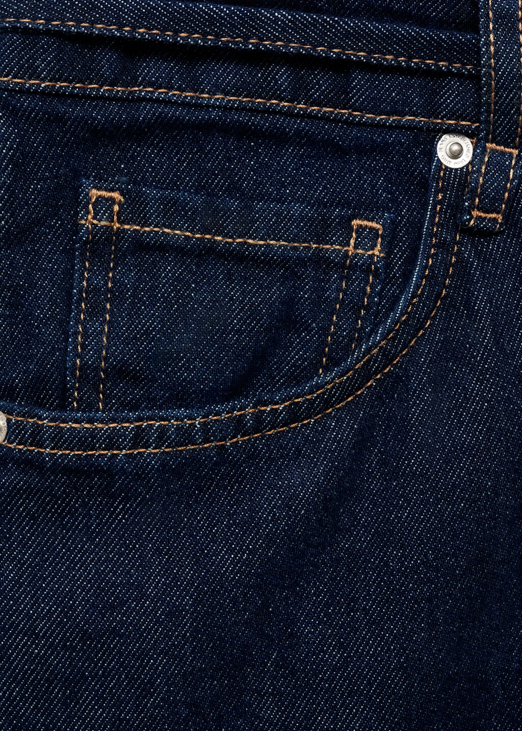 Low-rise wideleg jeans with belt - Open Blue