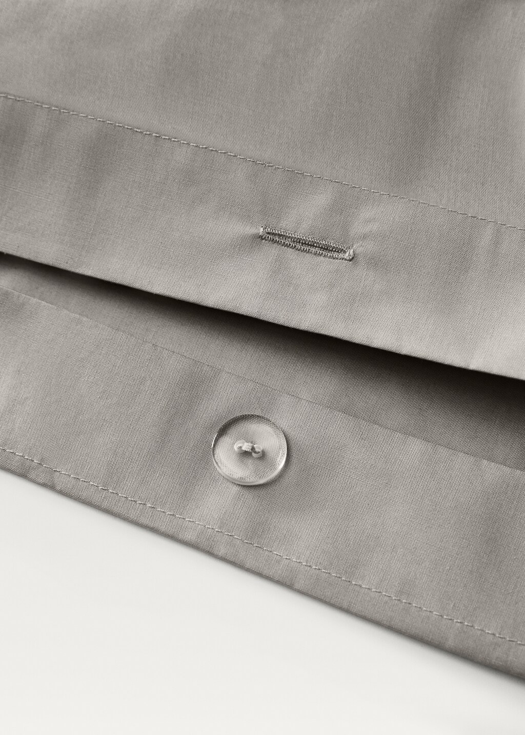 Cotton percale duvet cover, 150/160cm - Peach