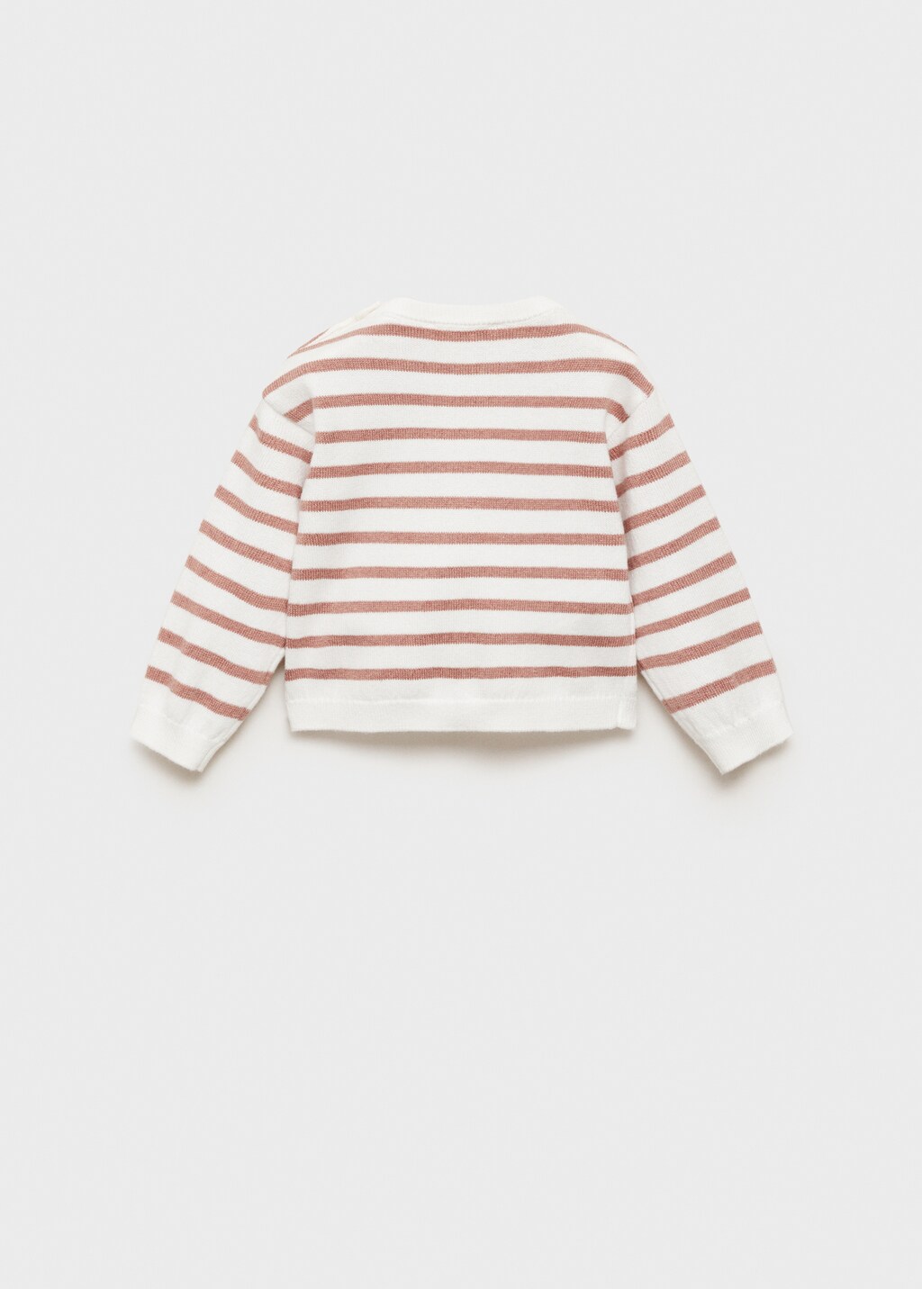 Knit striped sweater - Pink