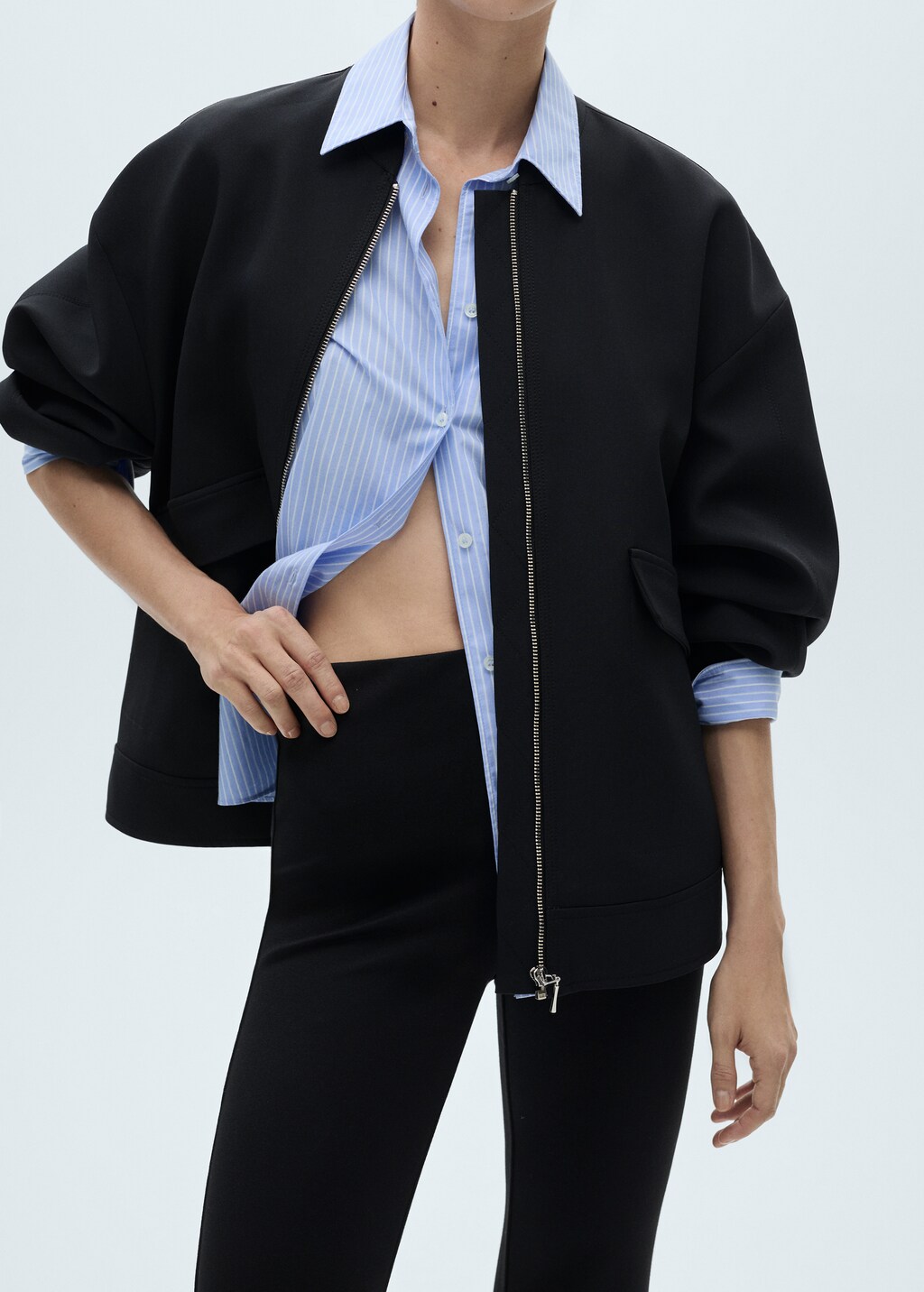 Flared leggings - Black