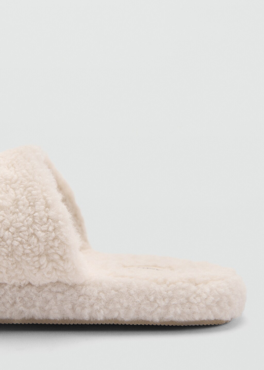 Lambkin slipper - Ecru
