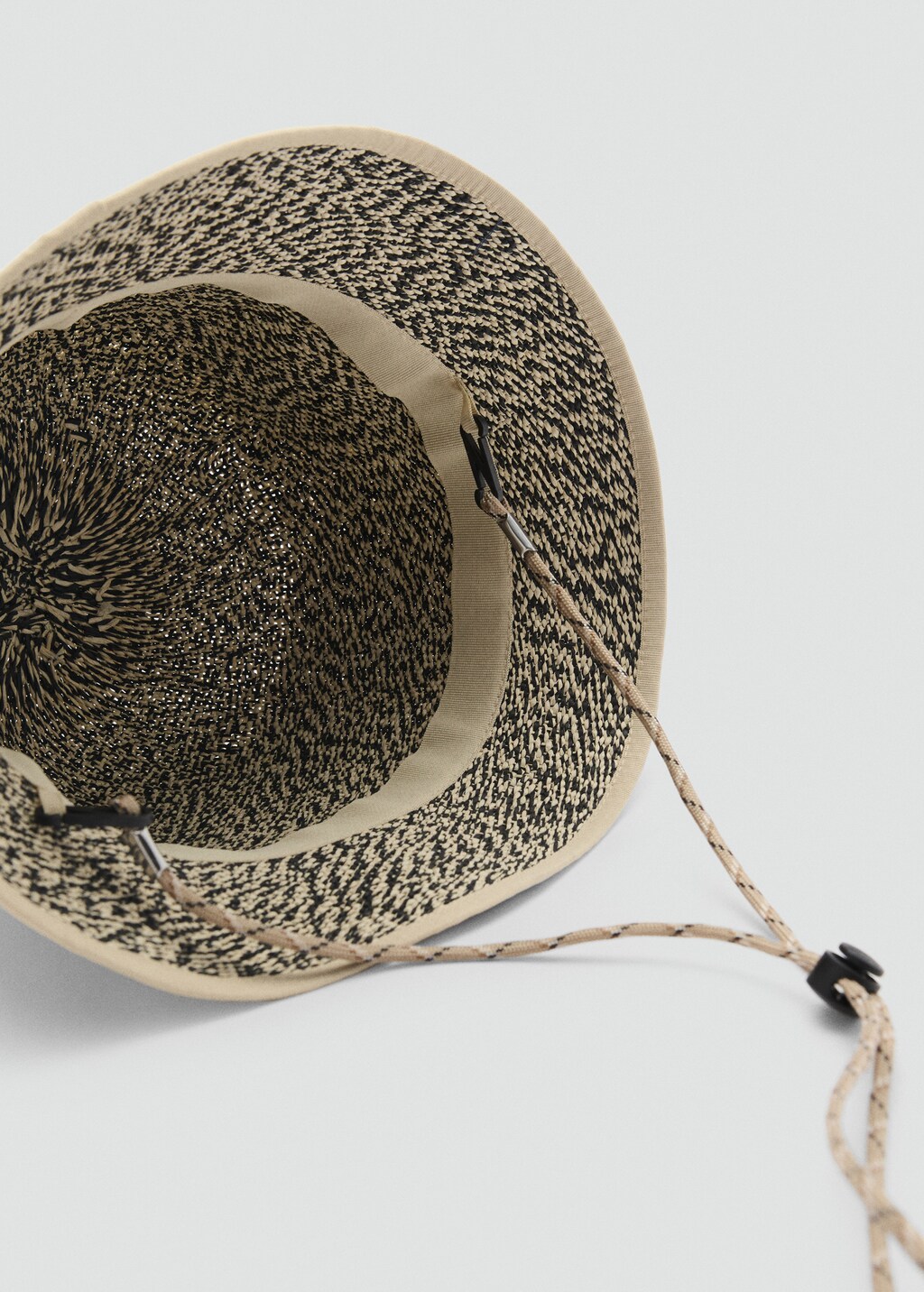 Straw bucket hat - Beige