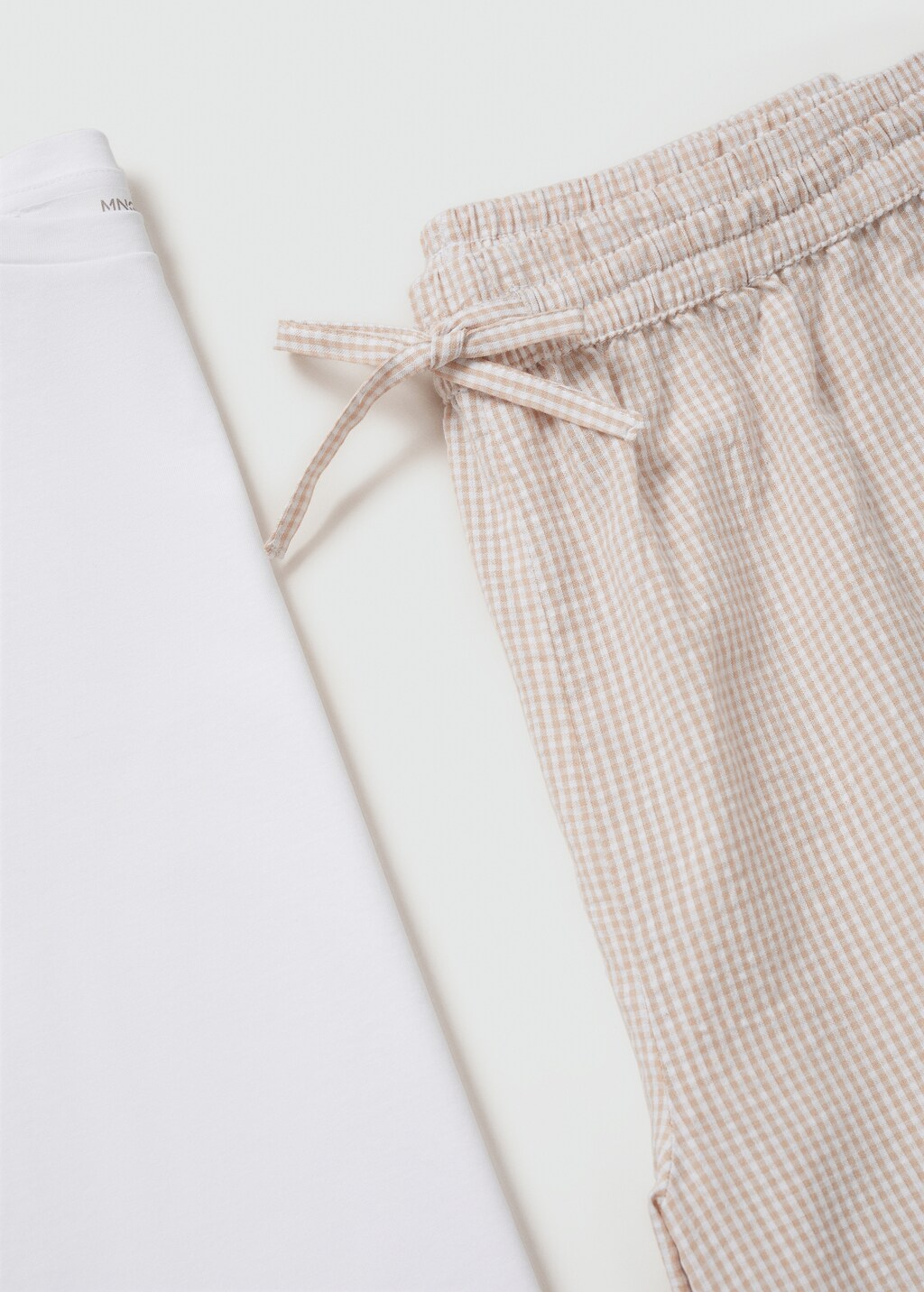 Two-piece cotton pyjamas - Maroon