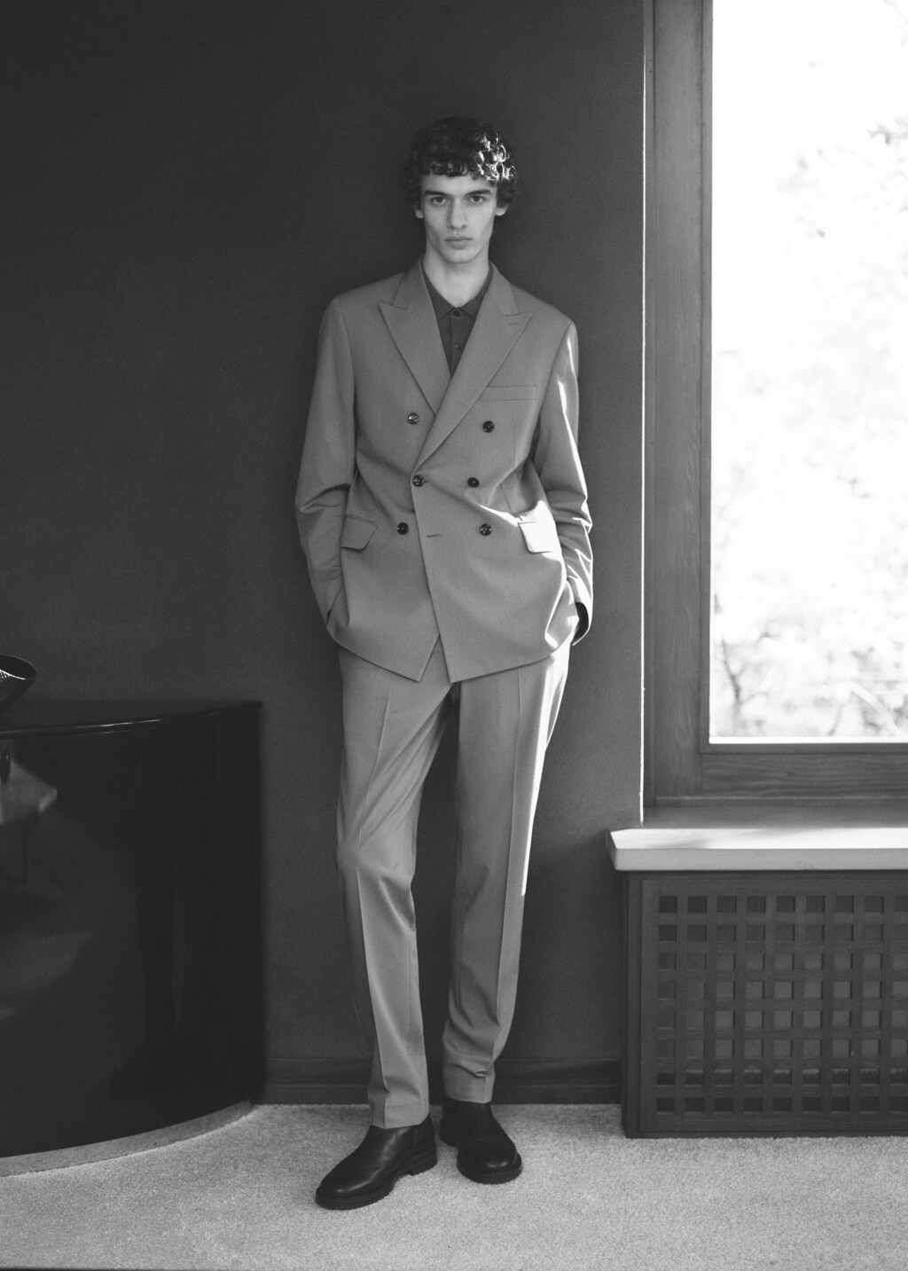 Monaco slim-fit suit trousers - Grey