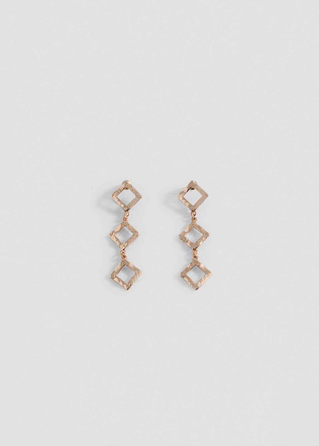 Rhombus earrings - Gold