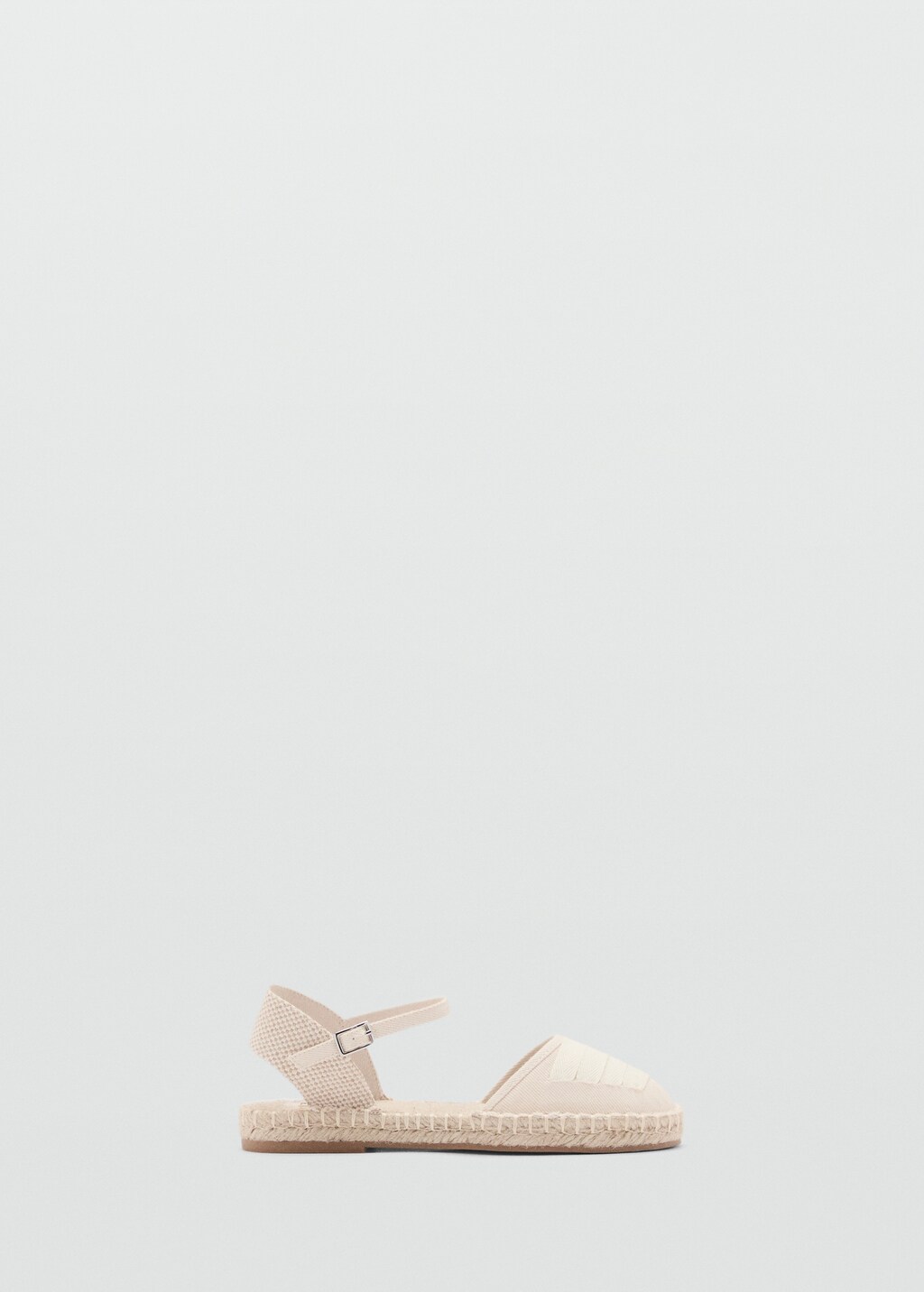 Espadrilles with buckle closure - Sand