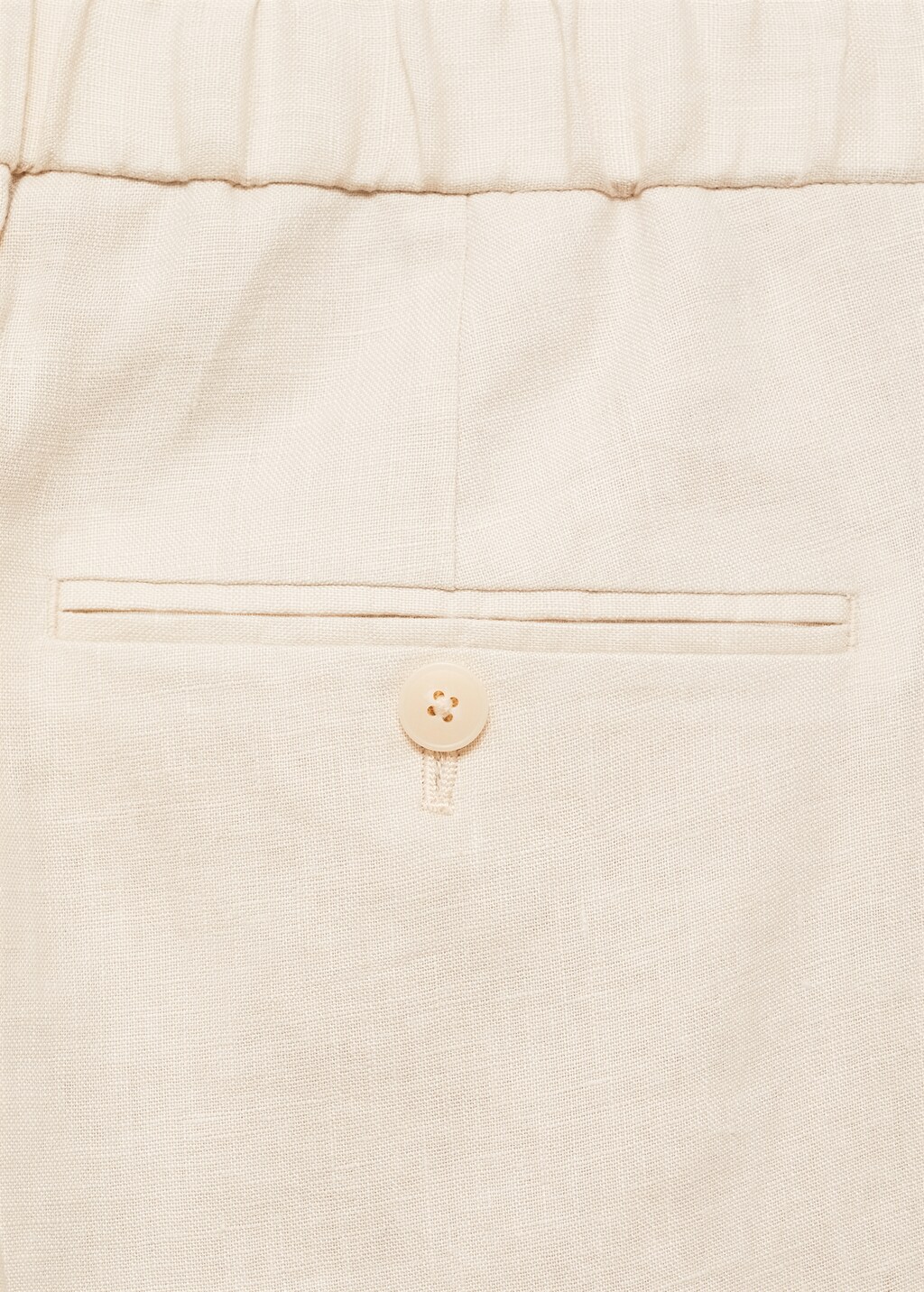 Salerno 100% linen slim fit suit trousers - Indigo Blue