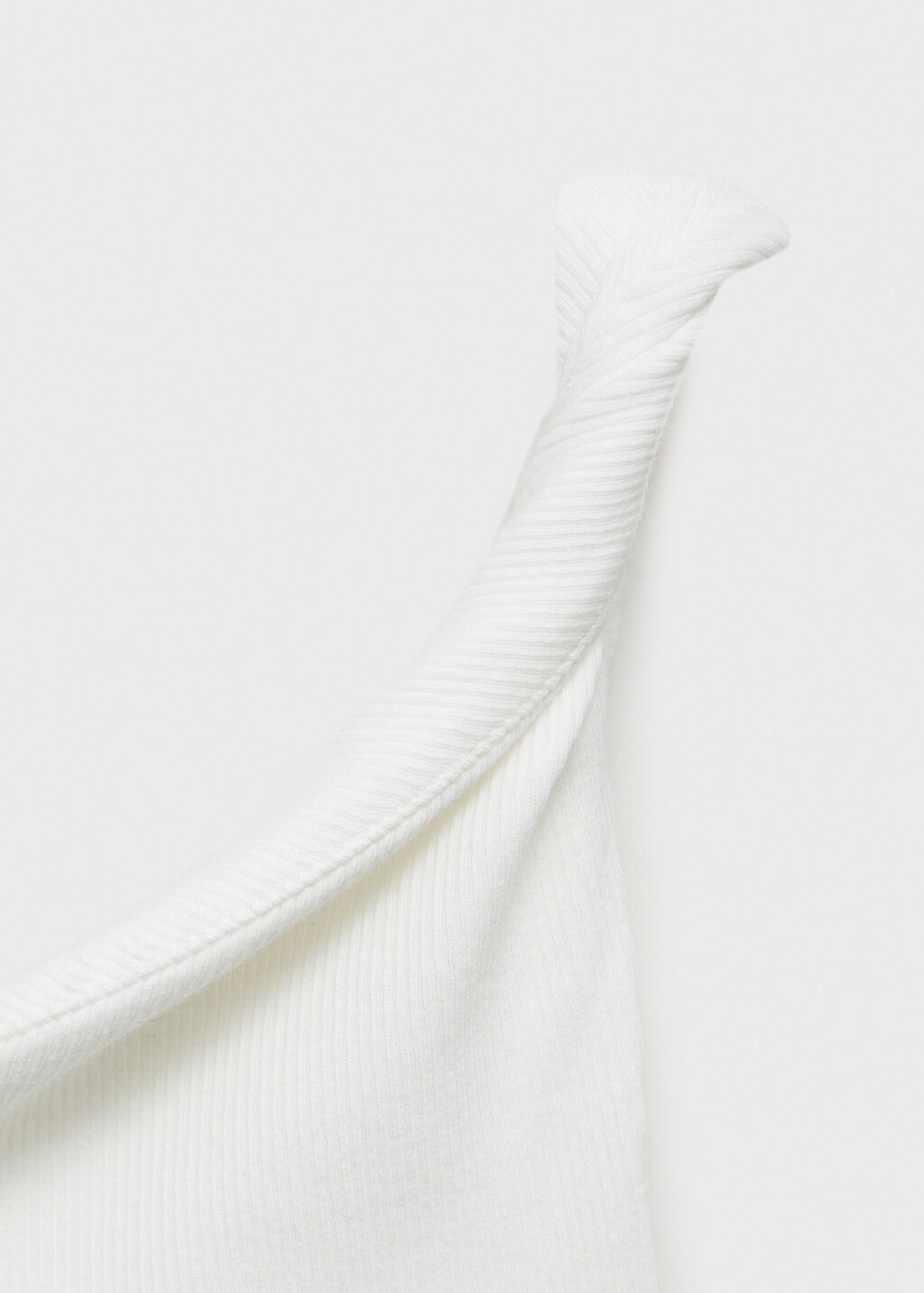 Asymmetrical cotton top - Green