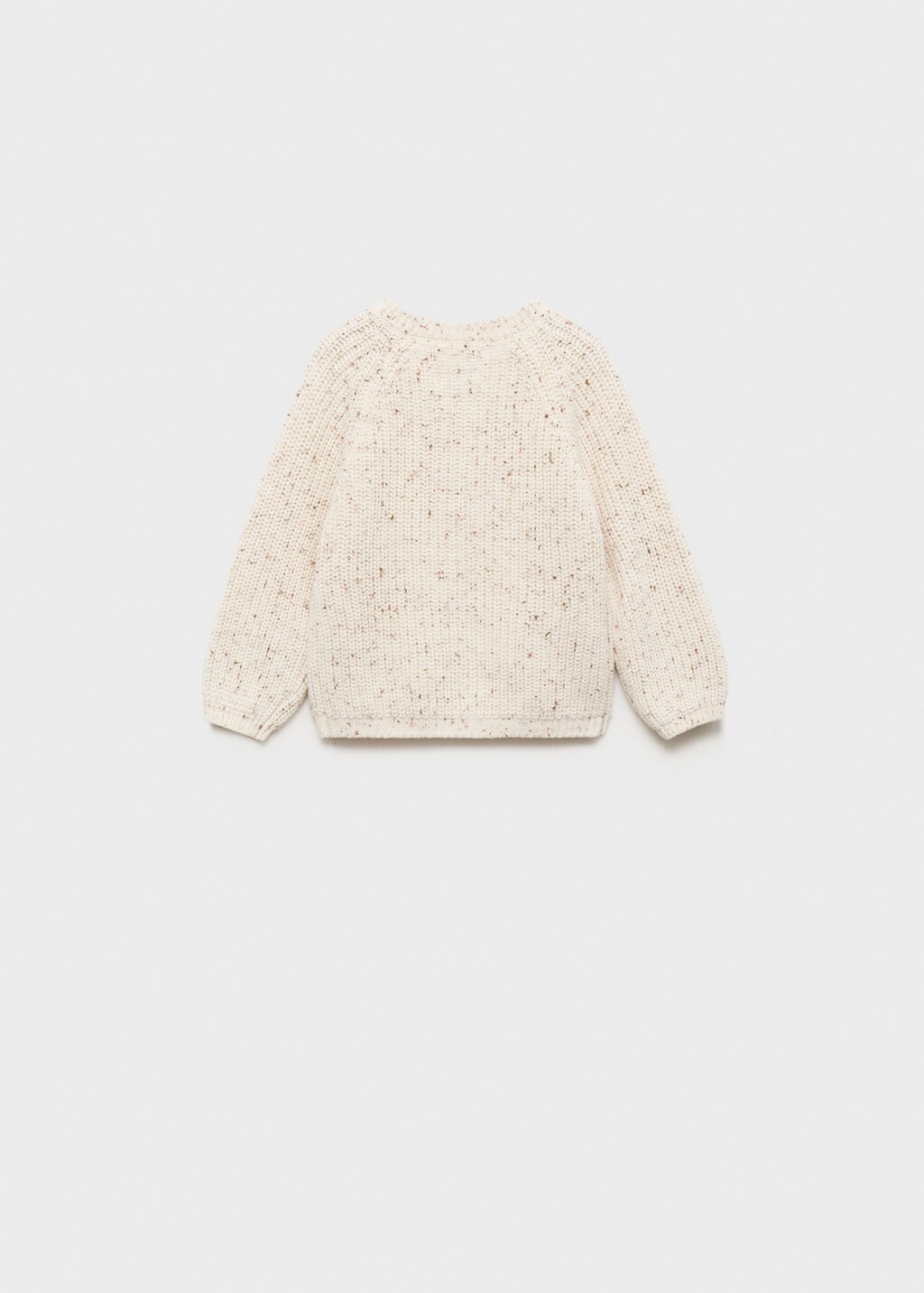 Knitted button cardigan - Ecru