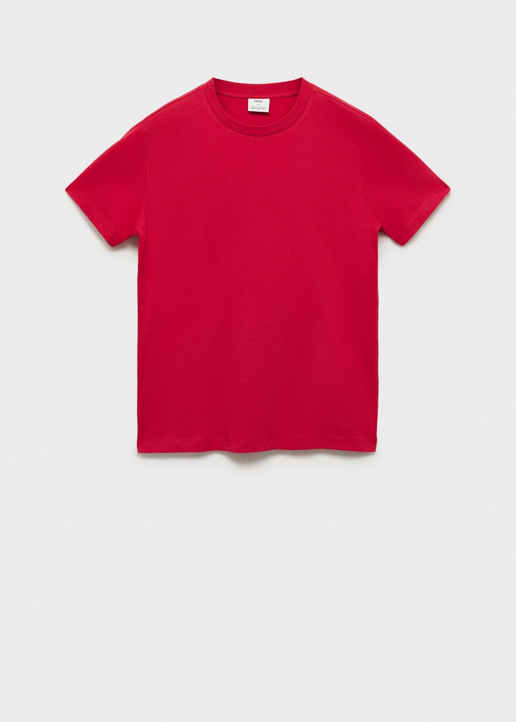 100% cotton slim-fit t-shirt - Red