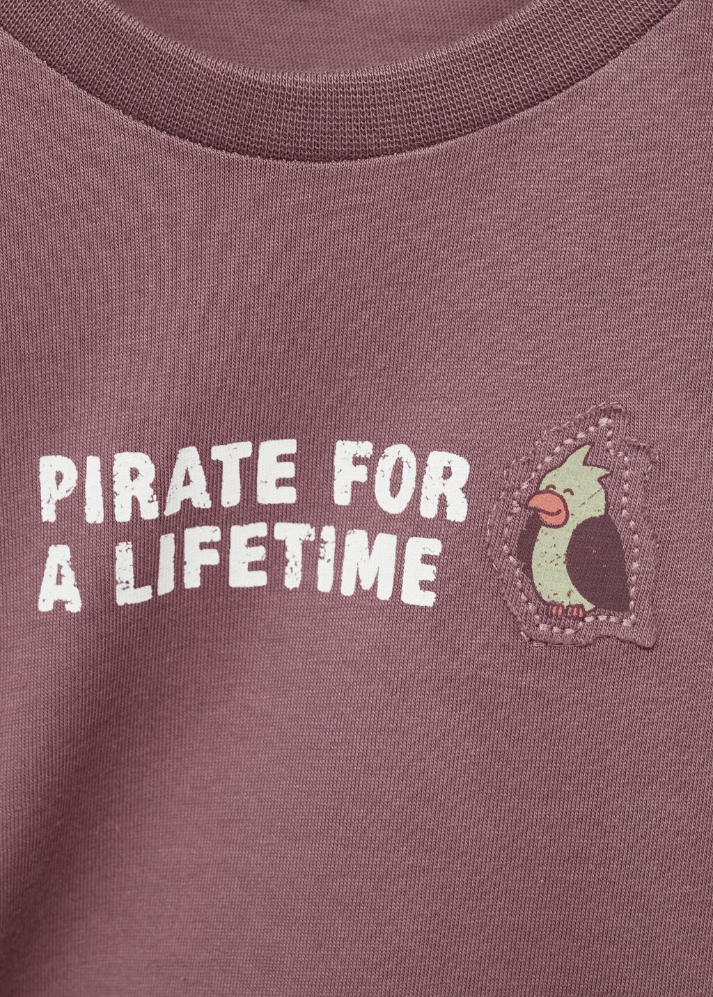 Message cotton T-shirt - Cherry