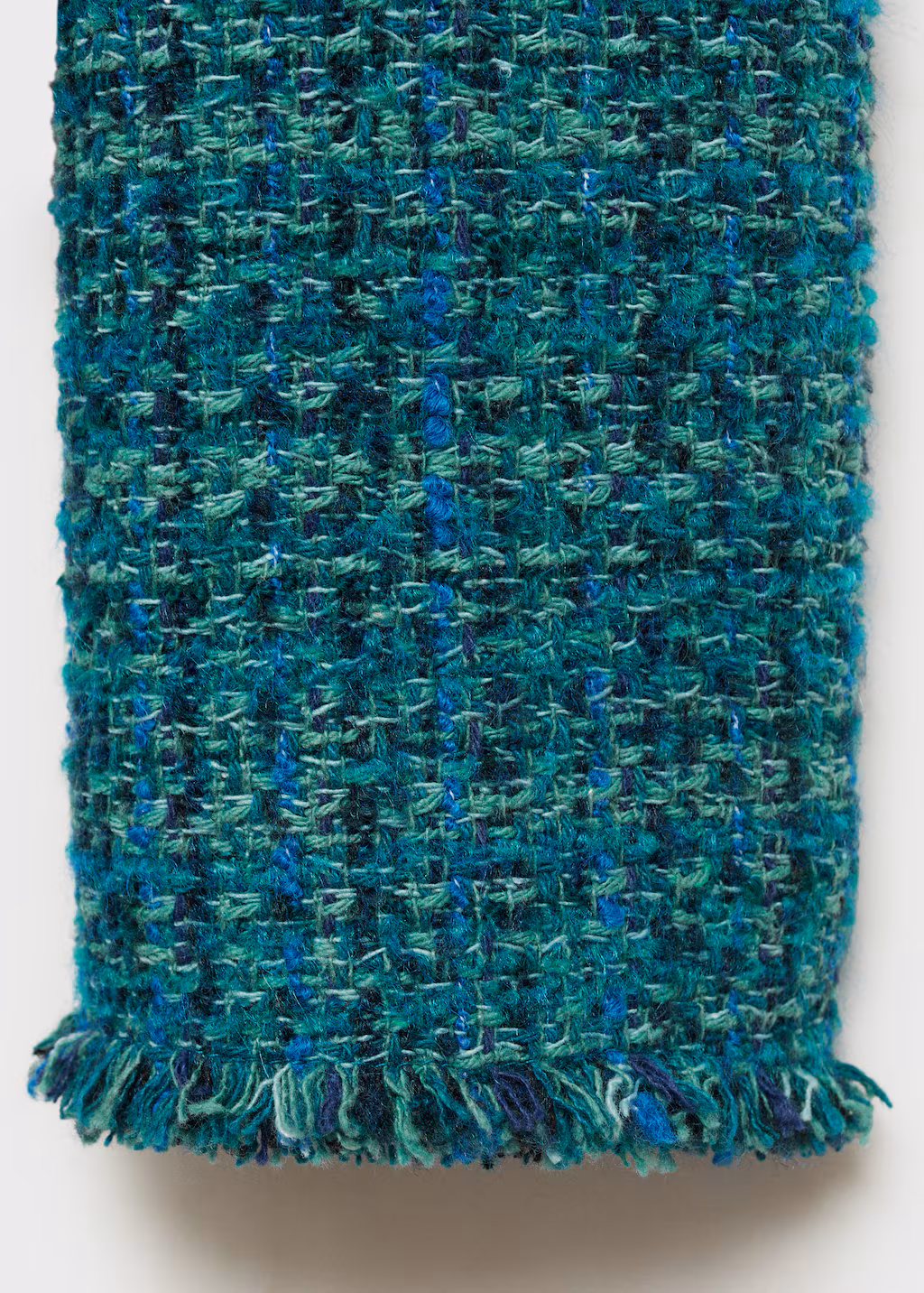 Pocket tweed jacket - Petrol Blue