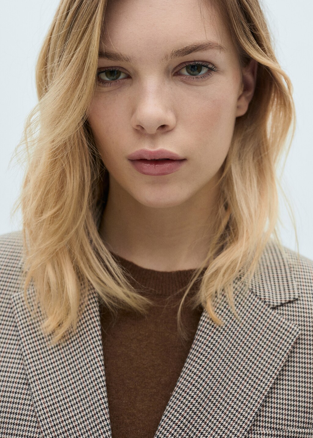 Double-breasted jacket - Brown