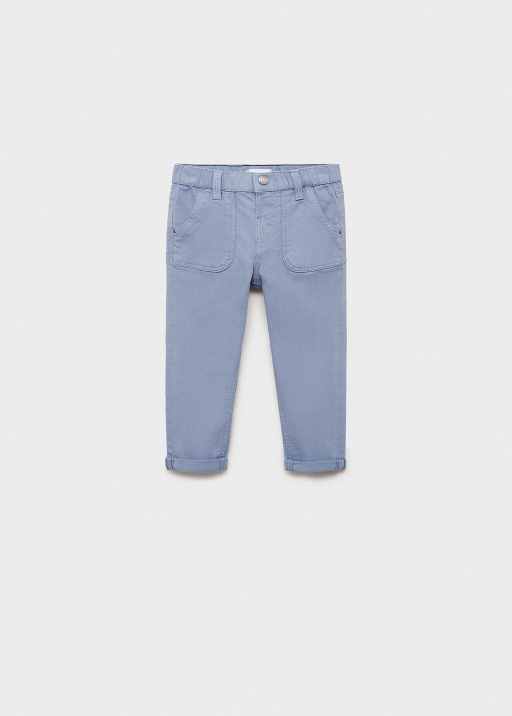 Skinny cotton trousers - Blue