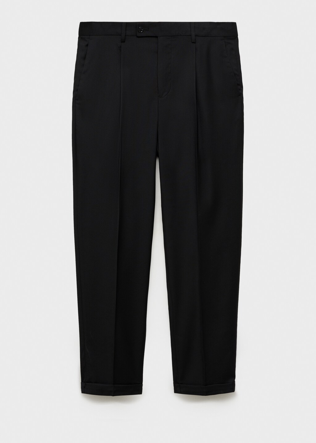 Boston regular-fit suit trousers - Black