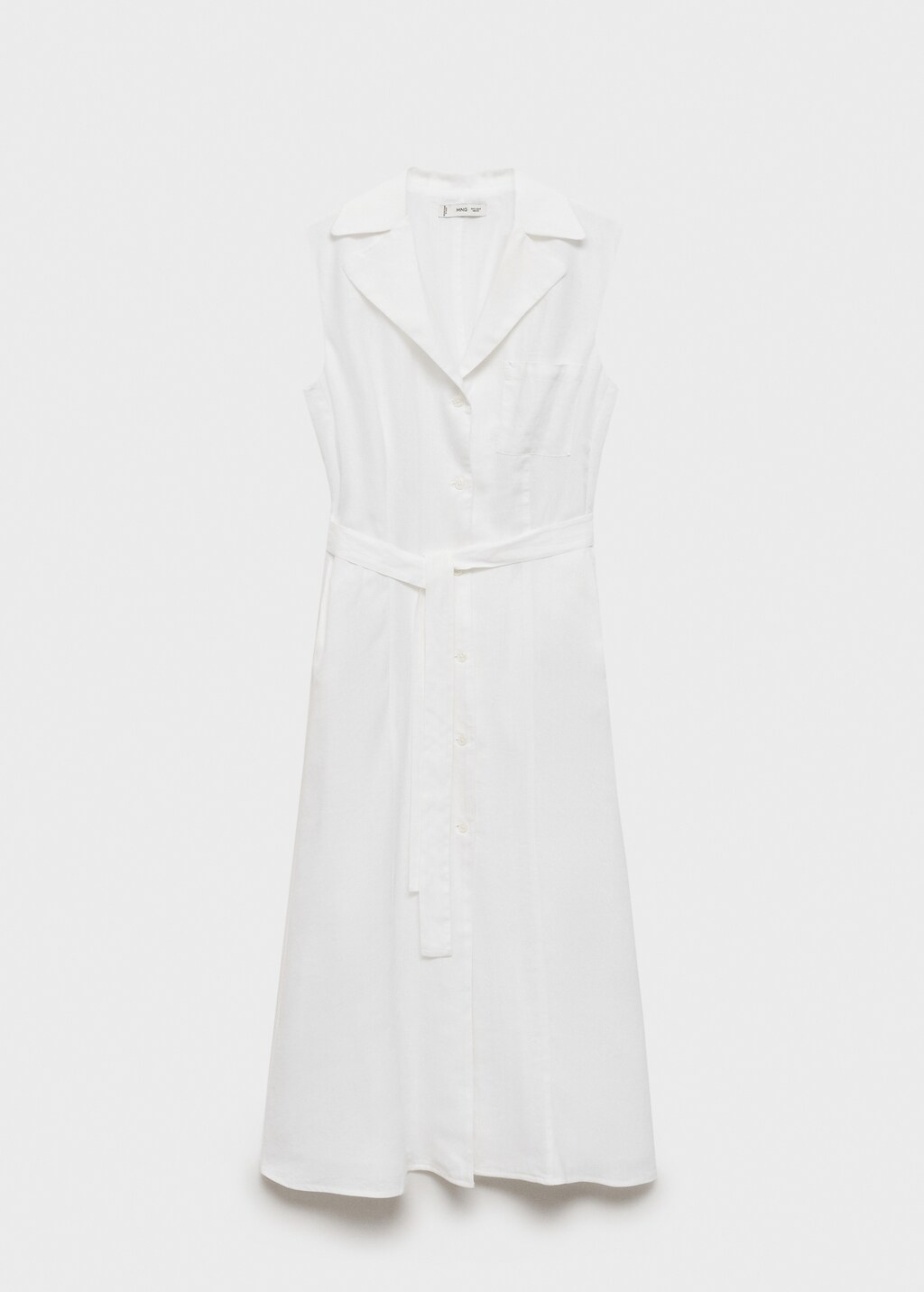 Belt shirt dress - Fuchsia