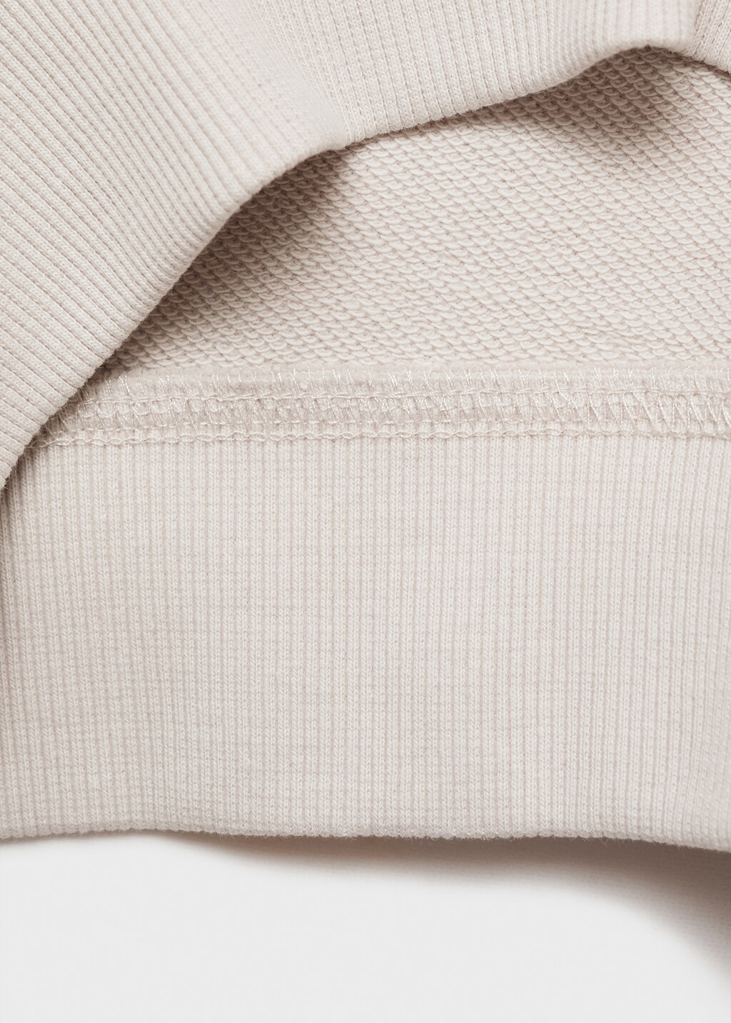 Printed cotton sweatshirt - Blue