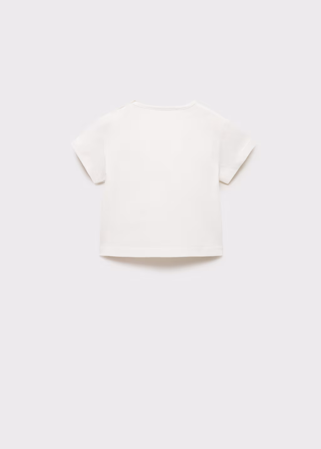 Embossed cotton t-shirt - Off White
