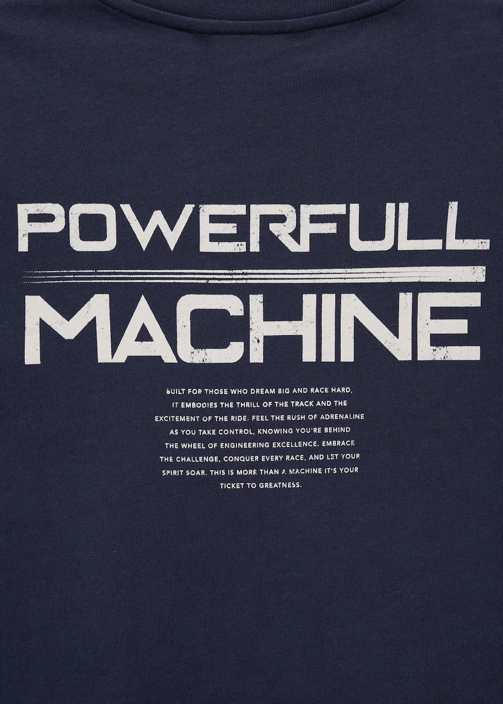 Message cotton T-shirt - Charcoal