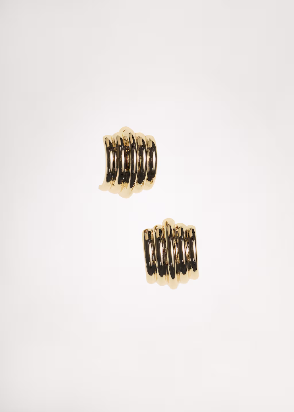 Relief earrings - Gold