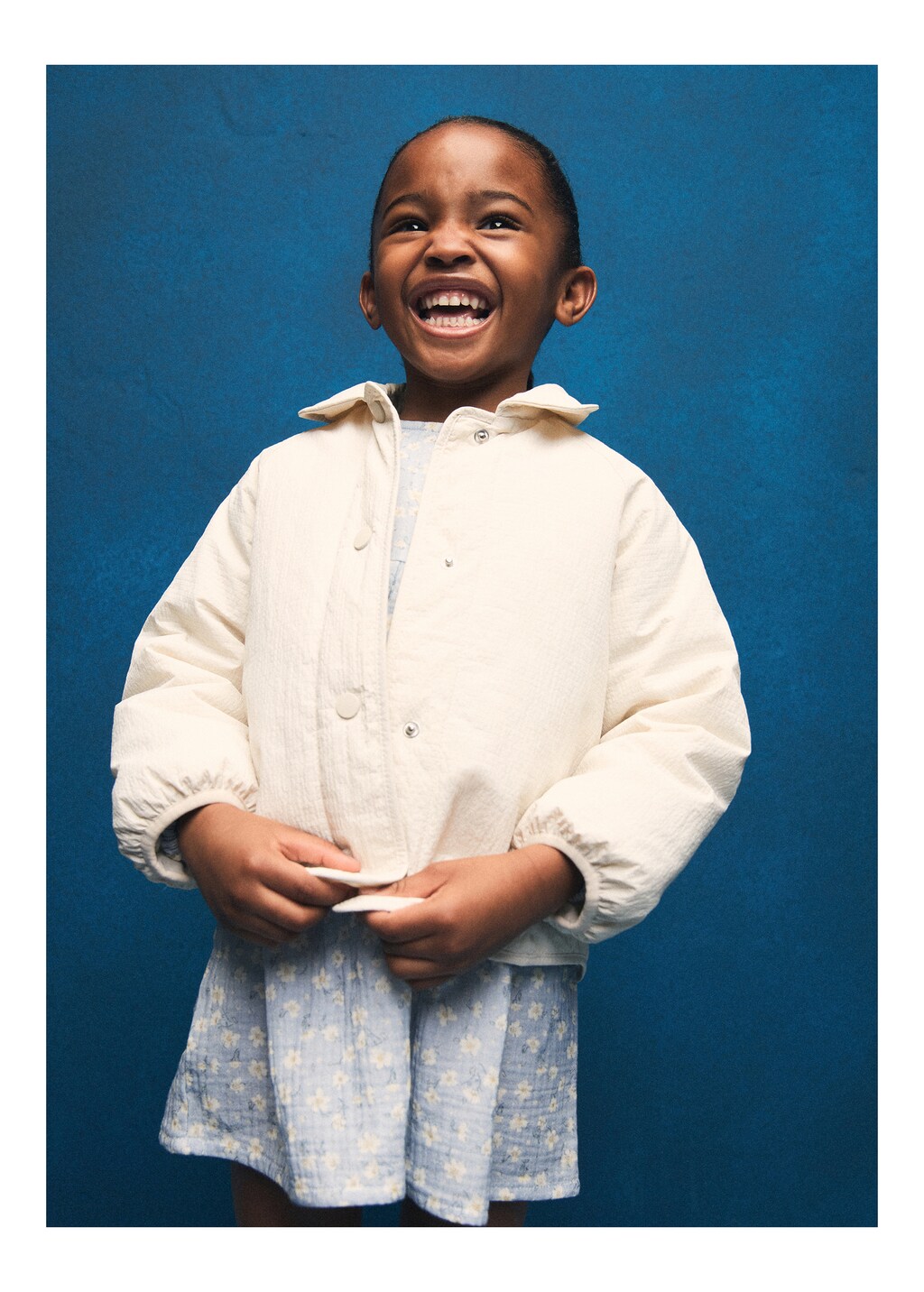 Water-repellent quilted coat - Off White